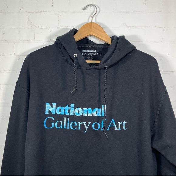 National Gallery Of Art Sweatshirt Hoodie Mens Size Large Black Washington DC - Picture 2 of 7
